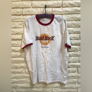 Hard Rock Cafe - London short sleeve ringer  t-shirt unisex size XL